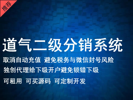 沧州市道气二级分销系统 分销系统租用 微商分销系统 直销系统